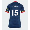 Arsenal Ezri Konsa #15 Bortedrakt Kvinner 2026-27 Kortermet